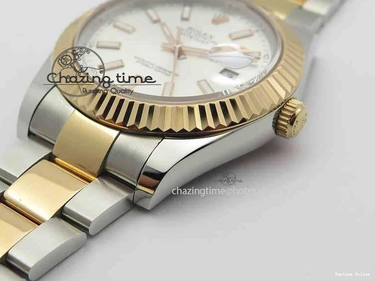 0127 DateJust II 41mm SS RG BP Maker Best Edition Silver Sticks Dial On SS RG Bracelet SA Comfortable 3716